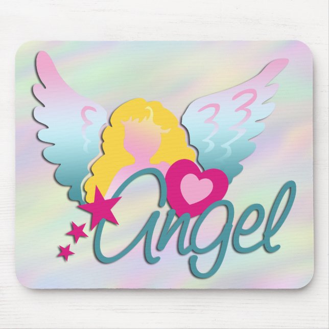 Angels Love | light coloured Mouse Pad (Front)