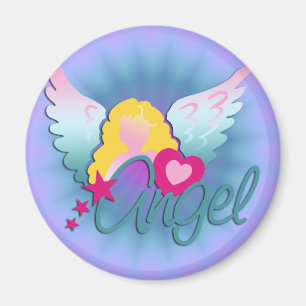 Angels Love violet shine Magnet