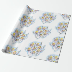 Angels Magnet Wrapping Paper