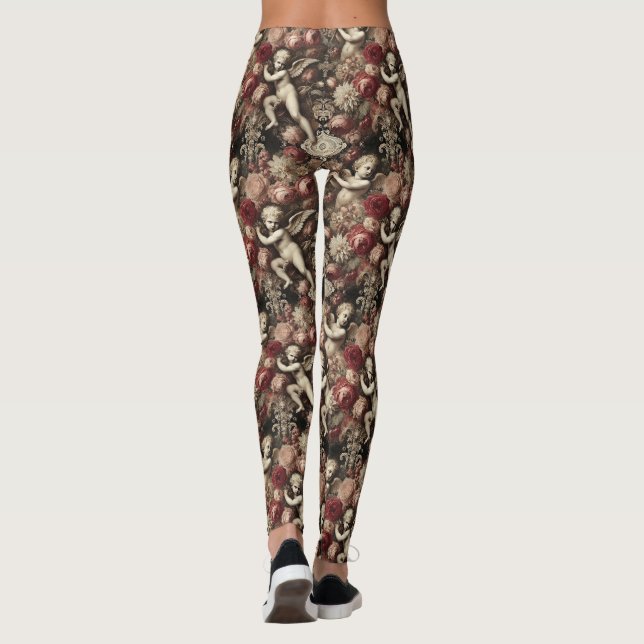 Angels of Discord – Gothic Victorian  Leggings (Back)