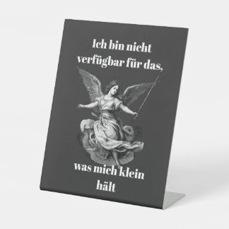 Angels of Unavailability Pedestal Sign