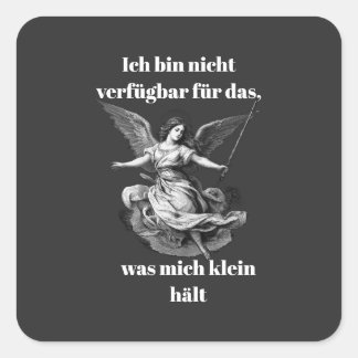Angels of Unavailability Square Sticker