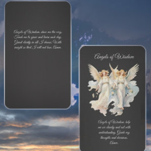 Angels of Wisdom Prayer Card