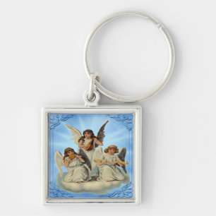 Angels On A Cloud Keychain