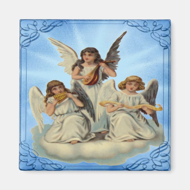 Angels On A Cloud Magnet (Front)