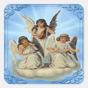 Angels On A Cloud Stickers