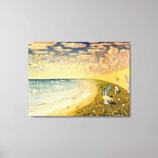 Angels (Paradise) | Mikalojus Ciurlionis | Canvas Print (Front)