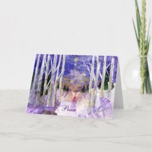 "Angel's Peace Dove" Holiday Card