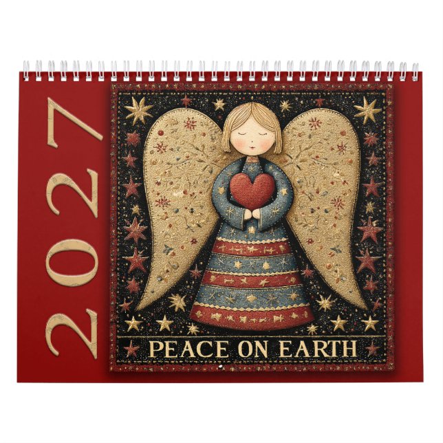 Angels –  Peace on Earth 2027 Calendar (Cover)