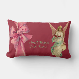 ANGELS - personalised Christmas Angel gifts Lumbar Cushion