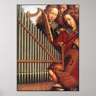 ANGELS PLAYING MUSIC ,detail Poster
