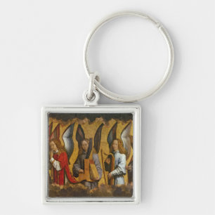 Angels Playing Musical Instruments Key Ring