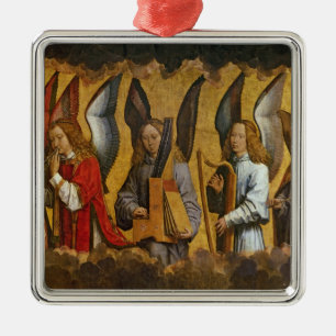 Angels Playing Musical Instruments Metal Tree Decoration