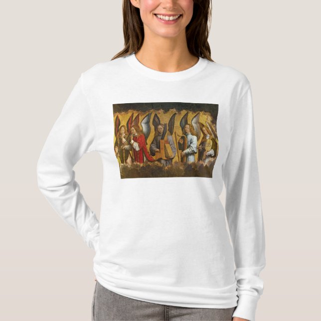 Angels Playing Musical Instruments T-Shirt (Front)