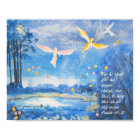 Angels Psalm 91 Watercolor Poster