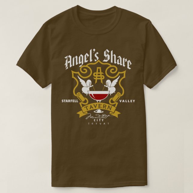 Angels Share Tavern T-Shirt (Design Front)