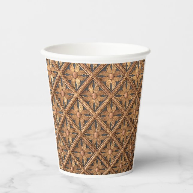 Angels. Six Winged Seraphim. Accademia Gallery in  Paper Cups (Front)