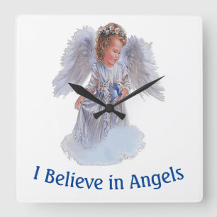 Angels Square Wall Clock