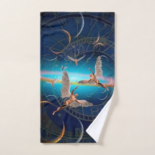 Angels through time hand towel