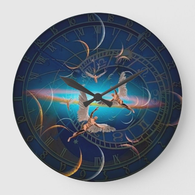 Angels through time large clock (Front)