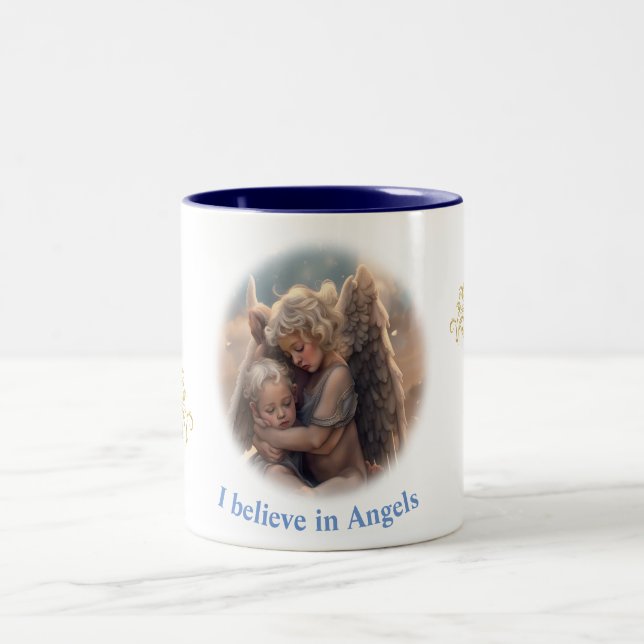Angels Two-Tone Coffee Mug (Center)
