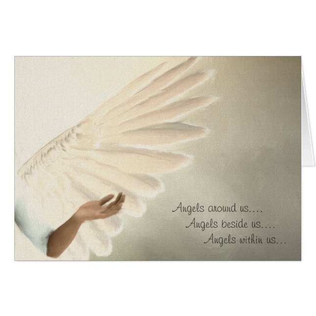 Angels Wings G Card - Custom Order Template Design (Front Horizontal)