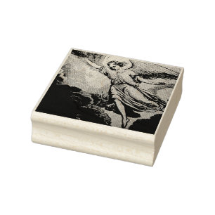 ANGELS Wood Art Stamp
