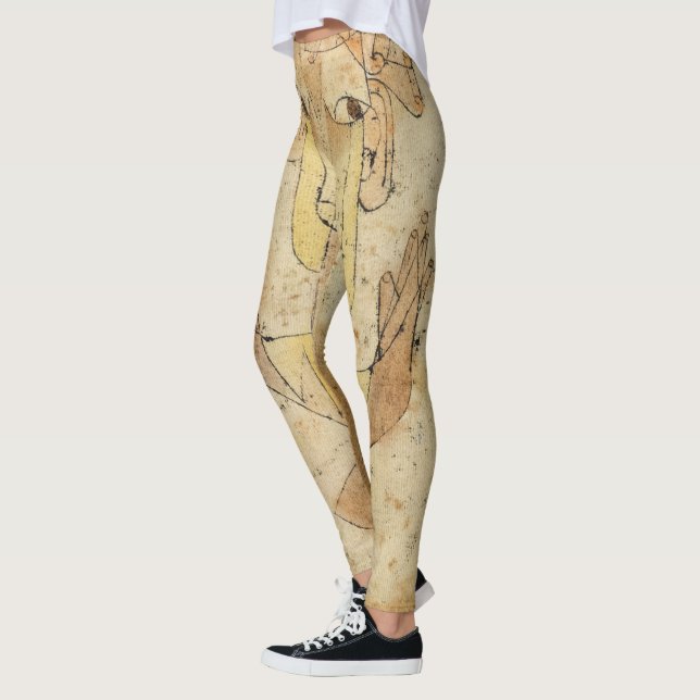 Angelus Novus by Paul Klee Leggings (Left)