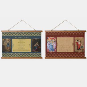 Angelus & Regina Caeli Prayer Hanging Tapestry