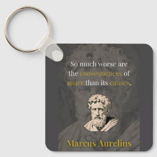 Anger Hurts You Most: Marcus Aurelius on Restraint Key Ring