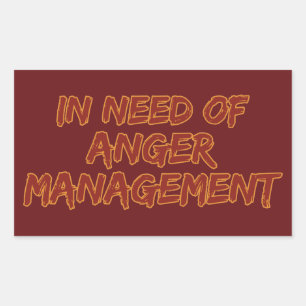 Anger Management custom colour stickers