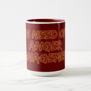 Anger Management custom mug - choose style, colour