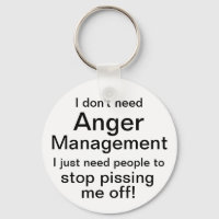 Anger Management Key Chain