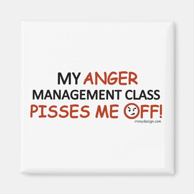 Anger Management Magnet (Front)