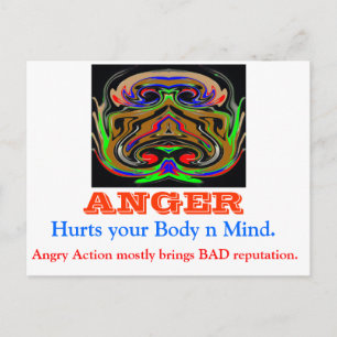 ANGER Management Postcard