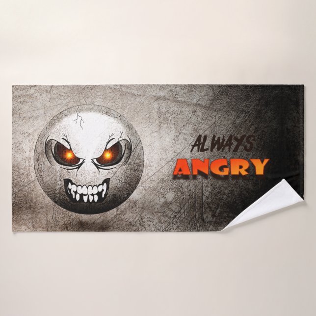 Angermoji Vintage bath towel (Bath Towel)