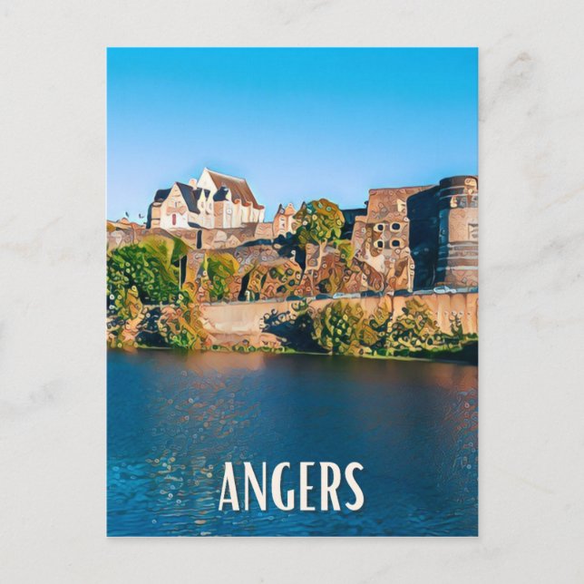 Angers Photo Vintage Postcard (Front)