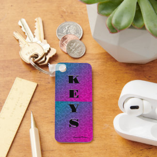 Angestelle's Heart Pattern Key Ring