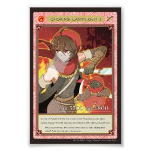 Anghel world photo-Choking Lamplight I Photo Print