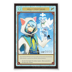 Anghel world photo-Holy Fortress Photo Print