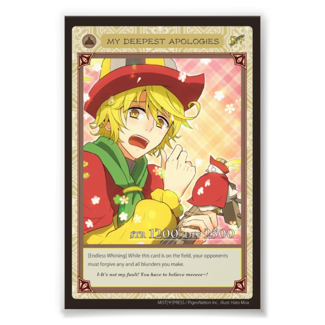 Anghel world photo-My Deepest Apologies Photo Print (Front)