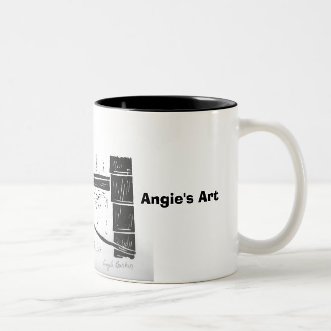 Angie's Art "hound dog" Mug (Right)