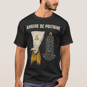 Angine de Poitrine Band Unisex, Dark Gothic Rock, T-Shirt
