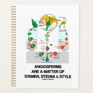 Angiosperms Are A Matter Of Stamen Stigma & Style Planner