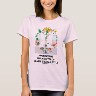 Angiosperms Are A Matter Of Stamen Stigma Style T-Shirt