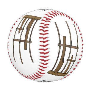 Angklung cartoon illustration baseball