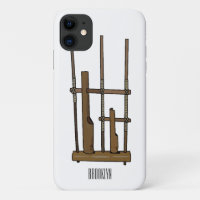 Angklung cartoon illustration
