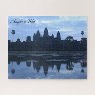 angkor blue jigsaw puzzle