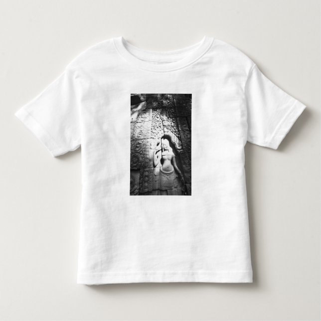 Angkor Cambodia, Apsara Carving The Bayon Toddler T-Shirt (Front)