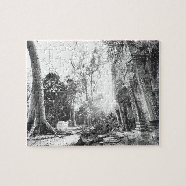 Angkor Cambodia, Details Ta Prohm Jigsaw Puzzle (Horizontal)